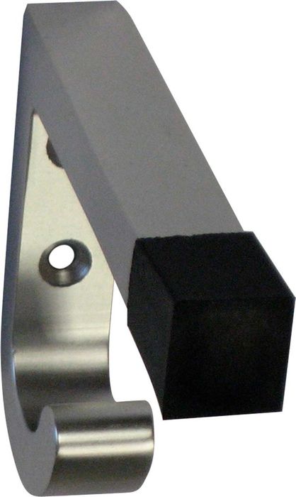 Metafranc  nv WANDBUFFER MET HAAK ALUMINIUM 85MM