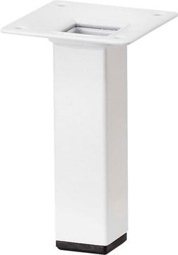 Metafranc nv TAFELPOOT METAAL VIERK.WIT 10CM