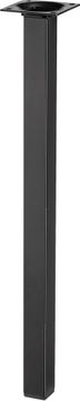 Metafranc nv TAFELPOOT METAAL VIERK.ZWART 20CM