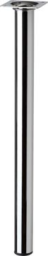 Metafranc nv TAFELPOOT METAAL ROND CHROOME 40CM