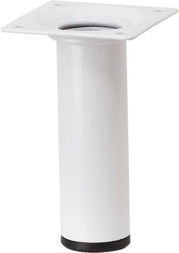 Metafranc nv TAFELPOOT METAAL ROND WIT 90CM