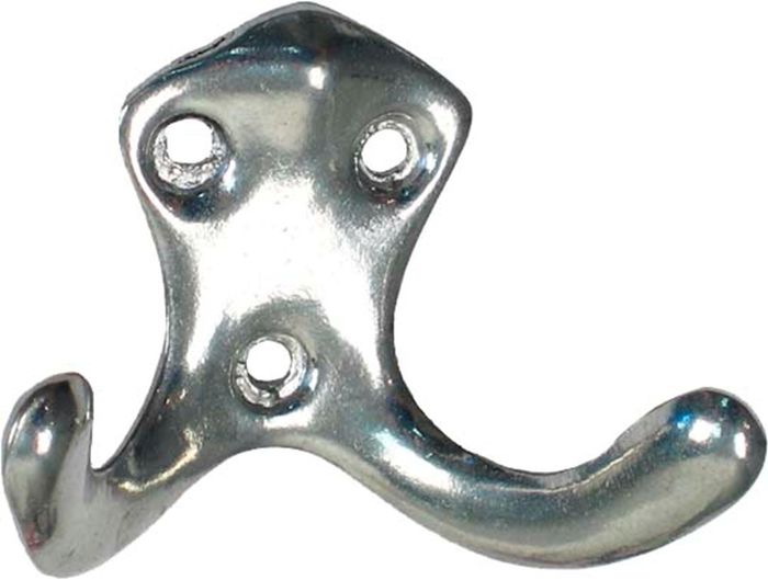 Metafranc nv HAAK ALUMINIUM ZILVER. 50 MM