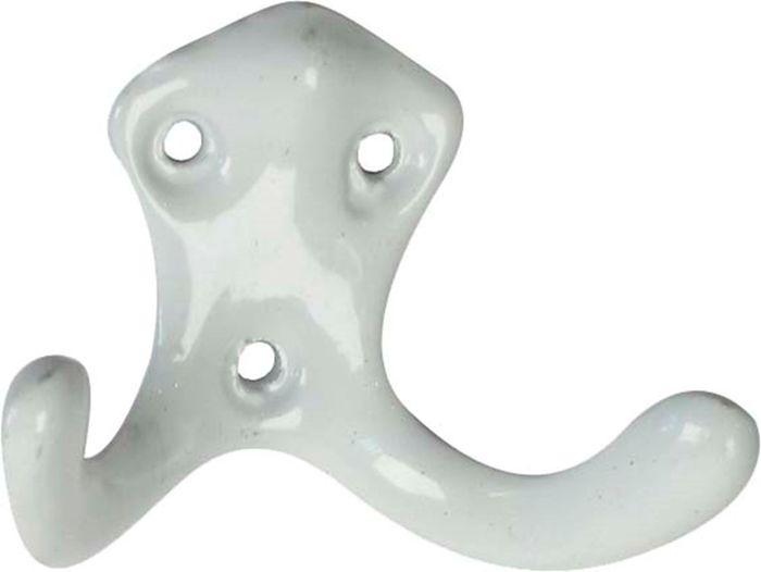Metafranc nv HAAK ALUMINIUM WIT GELAKT