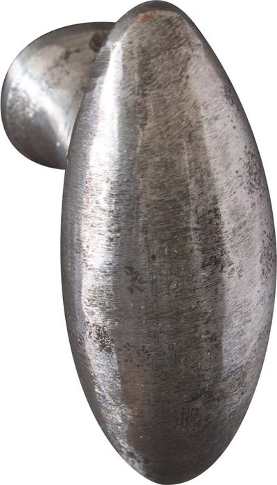 Metafranc  nv knop olijf oud ijzer 48x19mm