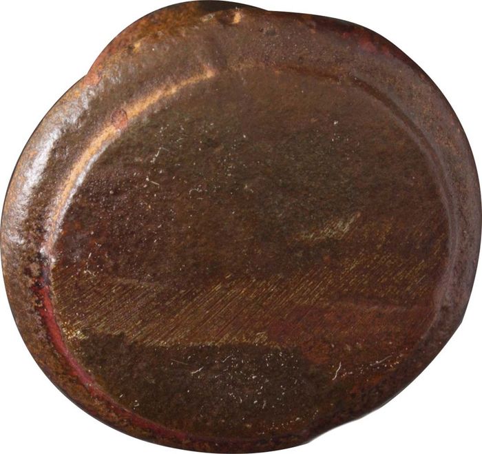 Metafranc  nv knop ijzer roest kl. 32mm