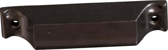 Metafranc  nv greep in ijzer zwart 87mm