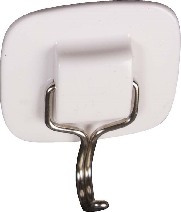 Metafranc nv ZELFKLEVENDE HAAK WIT 60X42MM Metafranc nv ZELFKLEVENDE HAAK WIT 60X42MM