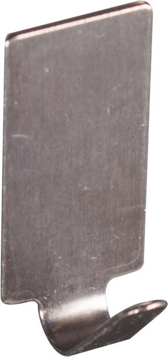 Metafranc nv 6 ZELFKLEVENDE HAKEN VERNIKKELD 35X15MM Metafranc nv 6 ZELFKLEVENDE HAKEN VERNIKKELD 35X15MM