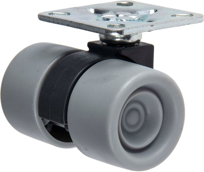 Metafranc nv Dubbelwiel PP 35mm met plaat
