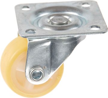 Metafranc nv Dubbelwiel PU 30mm geel