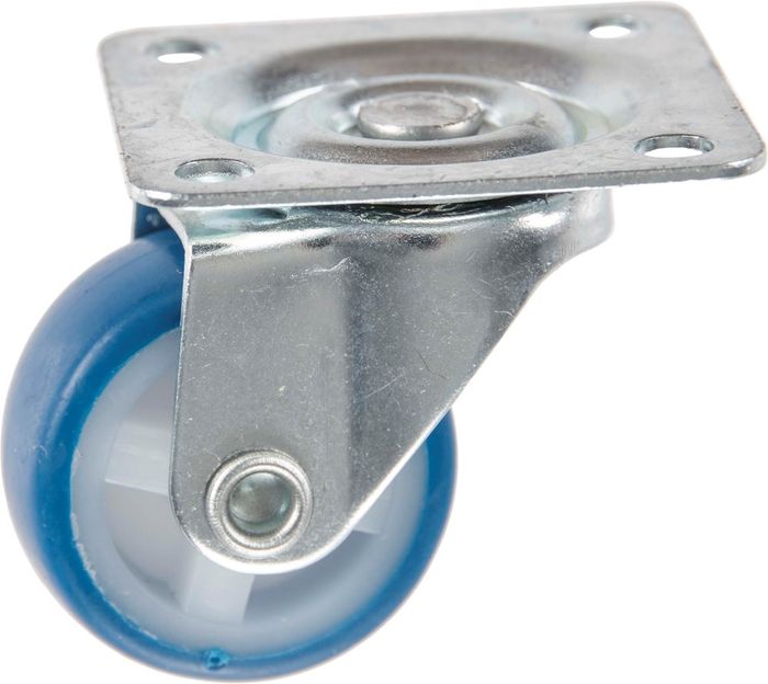 Metafranc nv Dubbelwiel PU 30mm blauw Metafranc nv Dubbelwiel PU 30mm blauw