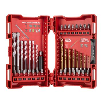 MILWAUKEE® SHOCKWAVE Boor & Slag Slagwerkset (39 st