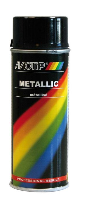MOTIP Sp.400Ml. Metallic Zwart MOTIP Sp.400Ml. Metallic Zwart