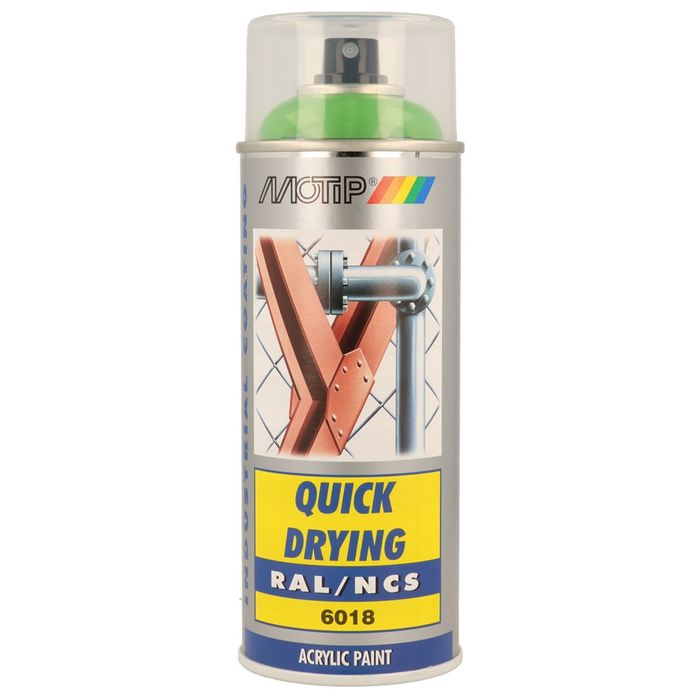 MOTIP Acryl 400Ml Ral 6018 MOTIP Acryl 400Ml Ral 6018