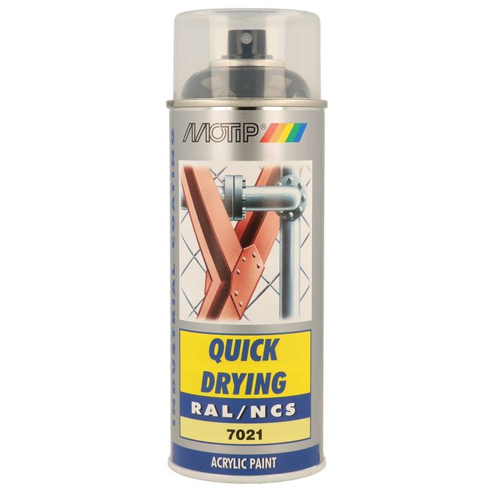 MOTIP Acryl 400Ml Ral 7021 MOTIP Acryl 400Ml Ral 7021