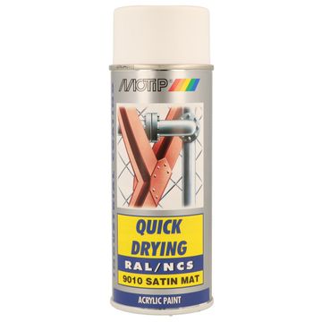 MOTIP Acryl 400Ml Ral 9010 Mat