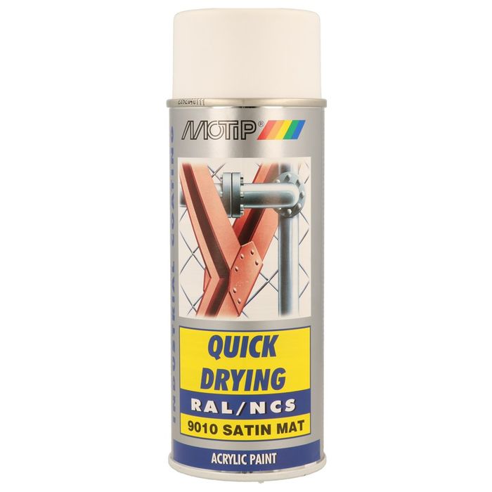 MOTIP Acryl 400Ml Ral 9010 Mat MOTIP Acryl 400Ml Ral 9010 Mat