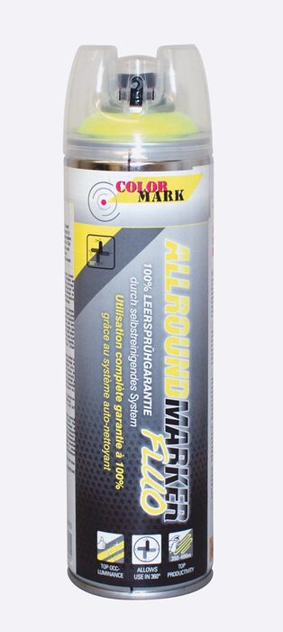 Colormark Fluo Spray Geel 500ml Allround Colormark Fluo Spray Geel 500ml Allround