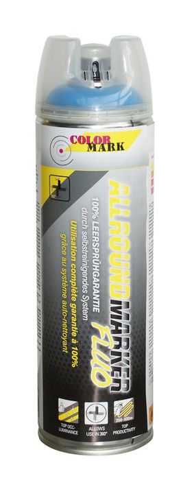 Colormark Fluo Spray Blauw 500ml Allround