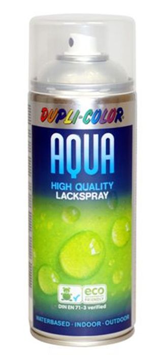 Dupli-Color Aqua 400 Ml Glossy Blanke Lak Dupli-Color Aqua 400 Ml Glossy Blanke Lak