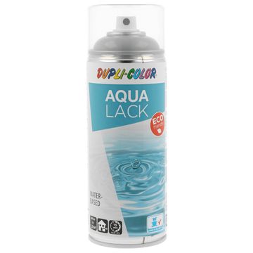 Dupli-Color Aqua 400 Ml Glossy Zilvergrijs ral7001