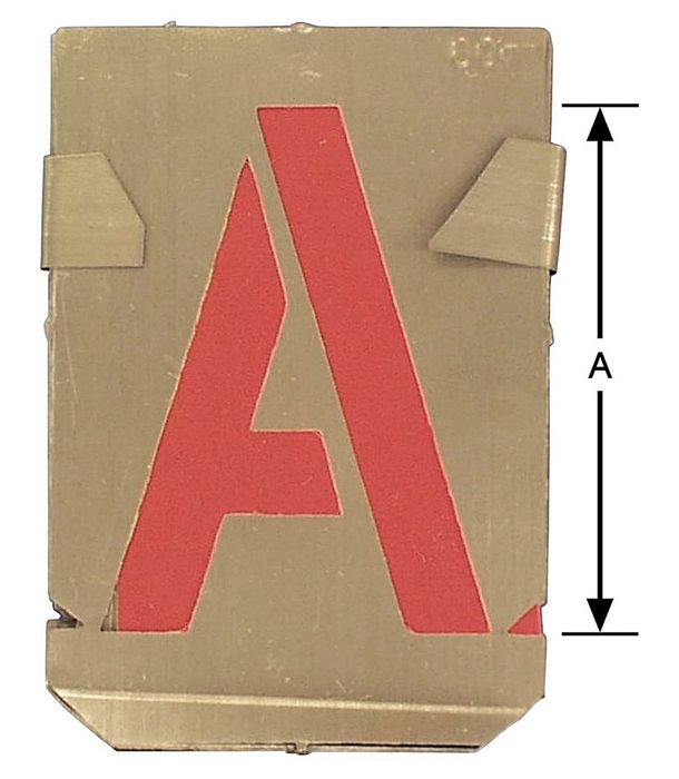 Pardaen Letter Schabloon 26St 80Mm Pardaen Letter Schabloon 26St 80Mm