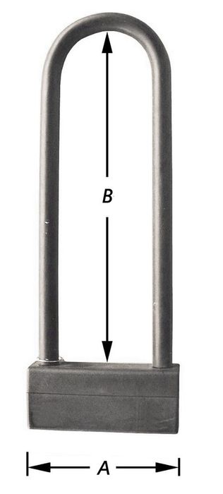 Pardaen Hangsloten,Hoge Beugel,Motorf. 80X250 Mm