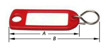 Pardaen Sleutelhangers In Pvc, Grijs