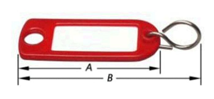 Pardaen Sleutelhangers In Pvc, Grijs