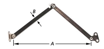 Pardaen 2 Meubelscharen Vernikk 1/2Rs 250 Mm