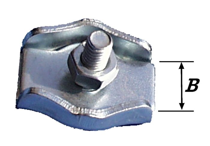 Pardaen 2 Kabelklemmen Simplex Verz. 2 Mm