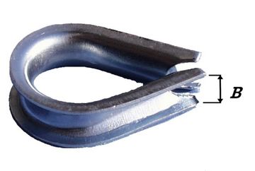 Pardaen 2 Kabelkousen Verzinkt 5 Mm