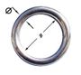 Pardaen 2 Ronde Ringen Ijzer Verzinkt 10X50 Mm
