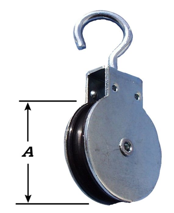 Pardaen Takelblok,Draaihaak,Nylon Wiel 40 Mm Pardaen Takelblok,Draaihaak,Nylon Wiel 40 Mm