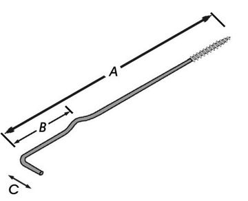 Pardaen 10 Spouwankers Met Houtdraad 4X180 Mm