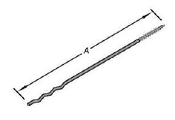 Pardaen 25 Boorspouwankers,Houtd.,Bich 4X275Mm