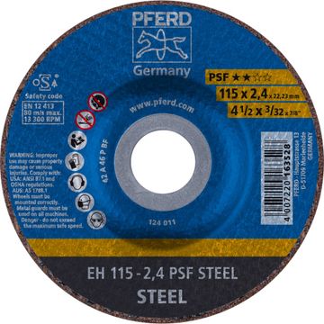 PFERD Doorsl.Schijf Eh 115-2,4 Psf Steel