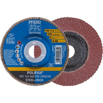 PFERD Polifan Pfc 125 A60 Psf Steelox