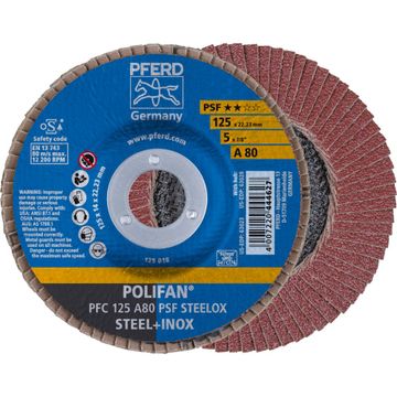 PFERD Polifan Pfc 125 A80 Psf Steelox