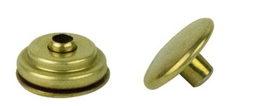 PGB Drukknoppen 15 mm Messing /