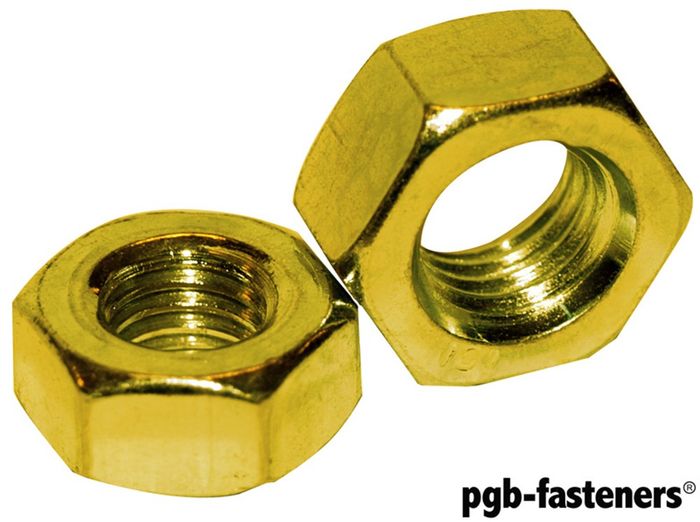 PGB Zeskantmoer Messing Din 934 M 4 PGB Zeskantmoer Messing Din 934 M 4