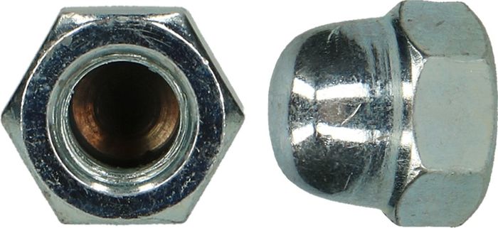PGB-FASTENERS Zeskant dopmoer DIN 1587 M8 BT/6st PGB-FASTENERS Zeskant dopmoer DIN 1587 M8 BT/6st