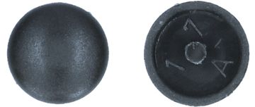PGB-FASTENERS Afdekkapje met pin Grijs ral 7016 /  30