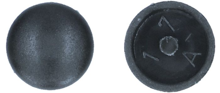 PGB-FASTENERS Afdekkapje met pin Grijs ral 7016 /  30
