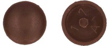 PGB-FASTENERS Afdekkapje met pin Bruin ral 8016 /  30
