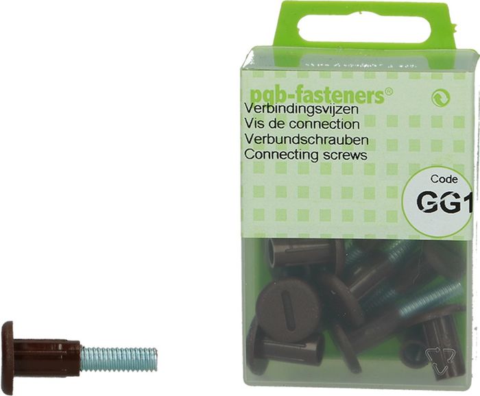 PGB-FASTENERS Verbindingsvijzen/kapje M 6x29/36 Bruin/ PGB-FASTENERS Verbindingsvijzen/kapje M 6x29/36 Bruin/