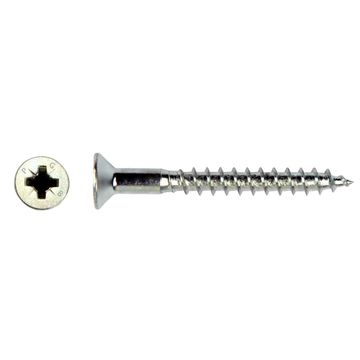 PGB-FASTENERS Schroef + afdek.VZK * 4,5x 45 Bruin Zn /