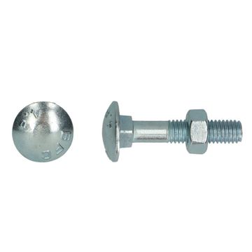 PGB-FASTENERS Houtbout Din 603/555 M 8x 50 Zn /