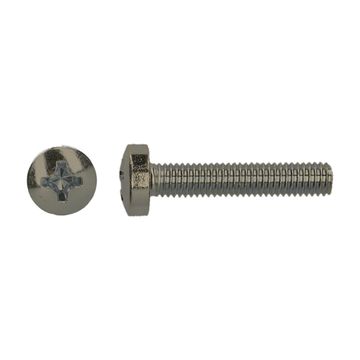 PGB-FASTENERS Metaalschroef CK Din 7985/934 M 4x 12 A2