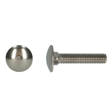 PGB-FASTENERS Houtbout Din 603/555 M 8x 60 A2 /